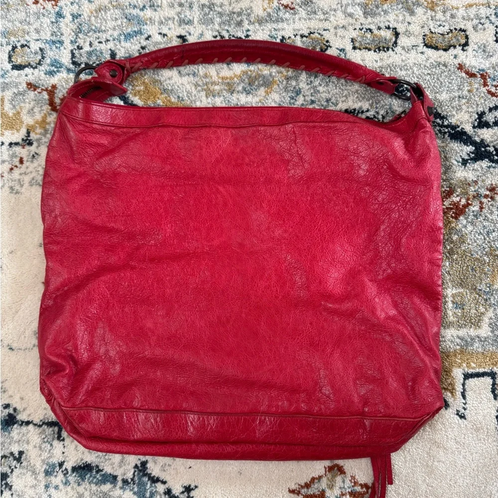 Balenciaga Red Day Hobo Bag - Picture 2 of 9